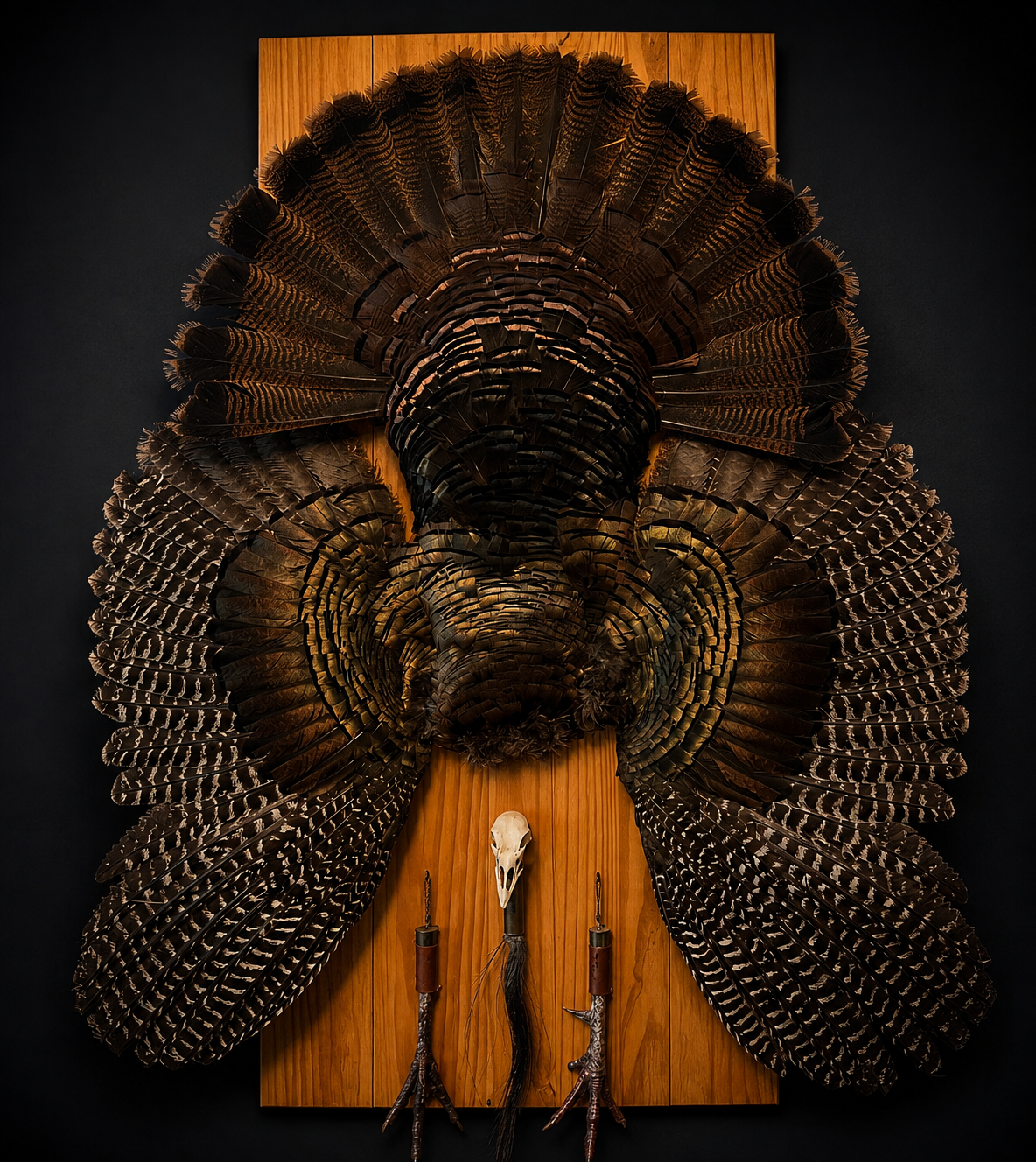 Full turkey taxidermy mount